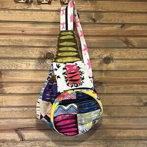 Crossbody Sling Backpack Travel Hippy Boho Peasant Razor Cut Gypsy Crazy Cool